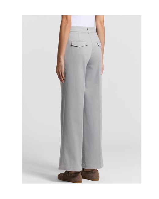 Peserico Gray Wide-Leg Pleated Pants