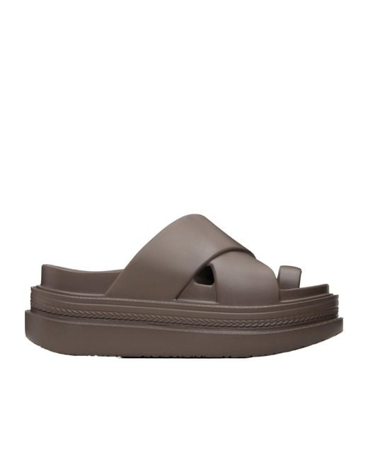 Sacai Brown Slip-On Sandals for men