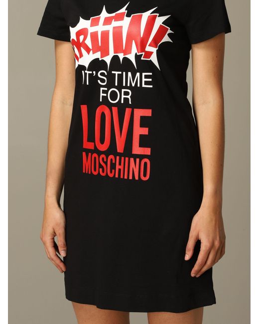 Moschino Red T-Shirt Dress