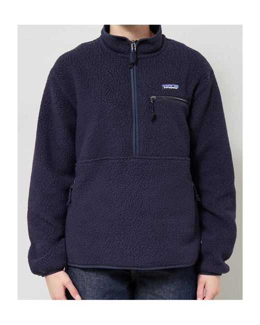 Patagonia Blue Long-Sleeve Casual Jacket