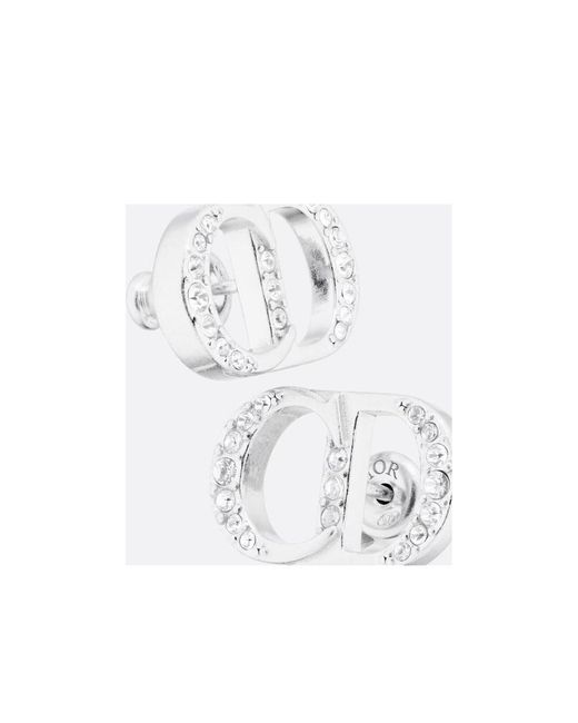 Dior White Cd Icon Earrings for men