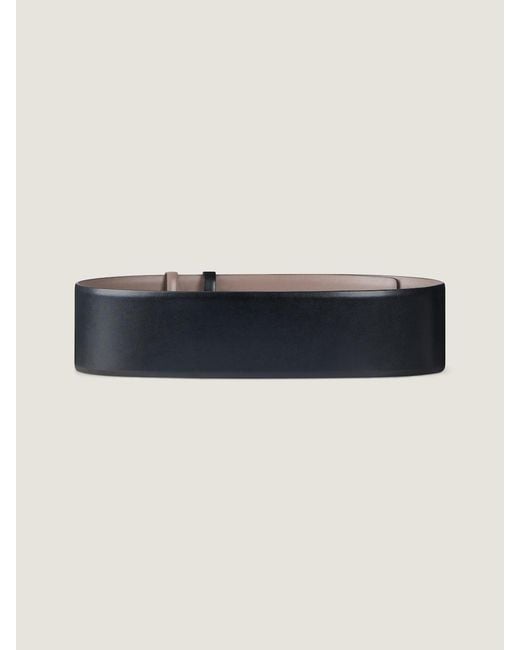 Givenchy White Pinch Reversible Belt