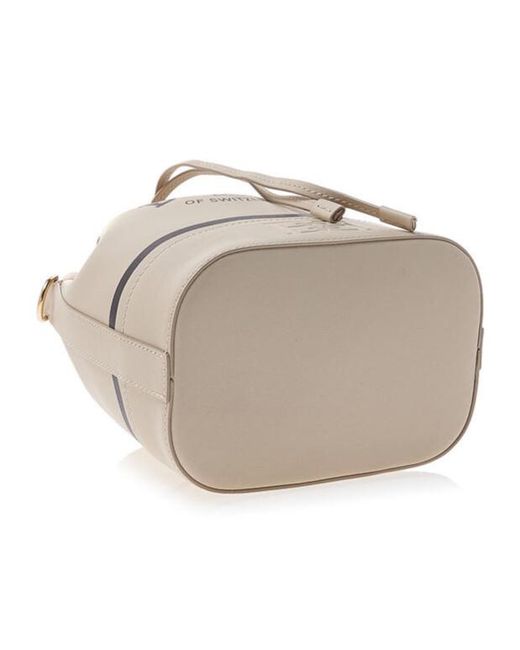 Bally Gray Logo Shoulder Bag