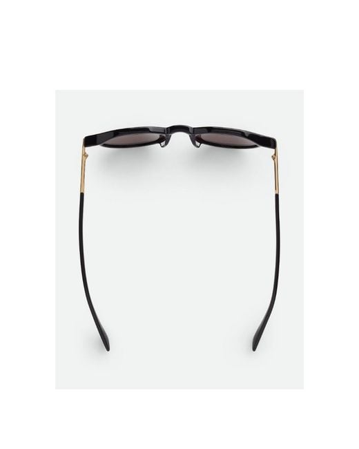 Bottega Veneta White Eyewear Square Frame Sunglasses for men