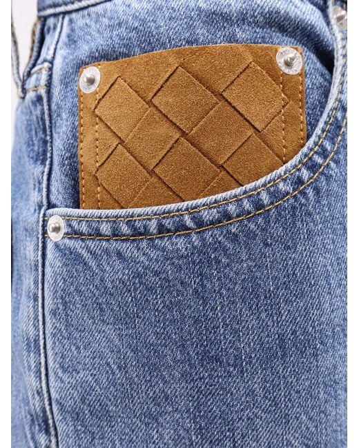 Bottega Veneta Blue Vintage Straight Leg Denim Jeans