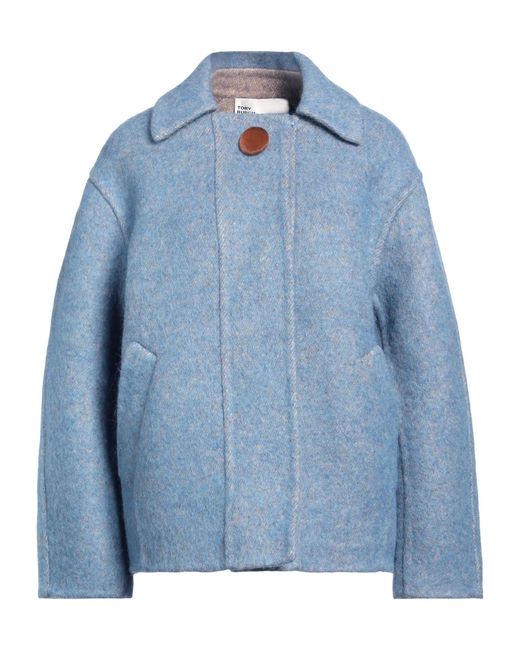 Tory Burch Blue Two-Tone Coats