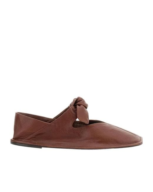 Hereu Brown Llasada Ballet Flats