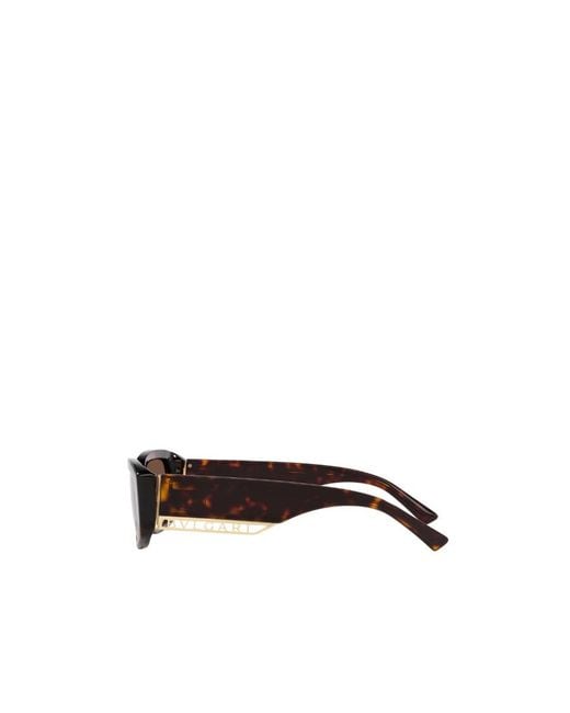 BVLGARI White Logo Logo Sunglasses