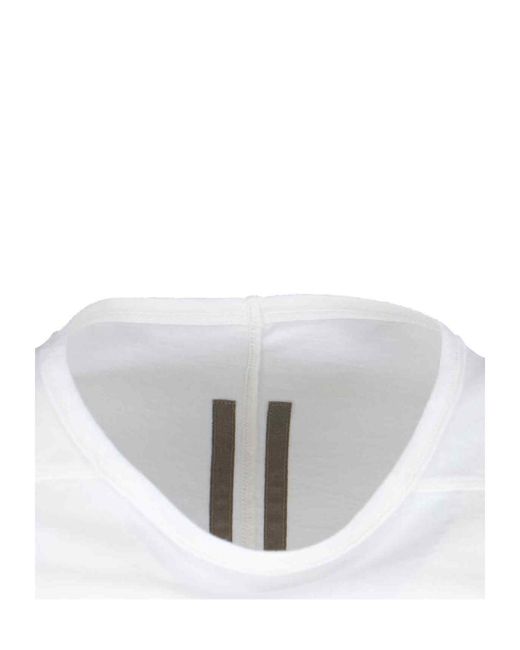 Rick Owens White Tshirt for men