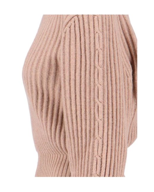 Loro Piana Pink Plane Tree Crewneck Jumper
