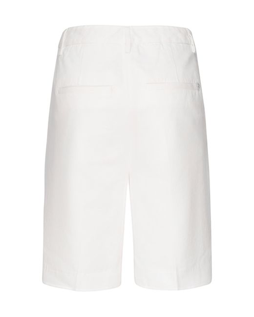 Dondup White Tailored Shorts