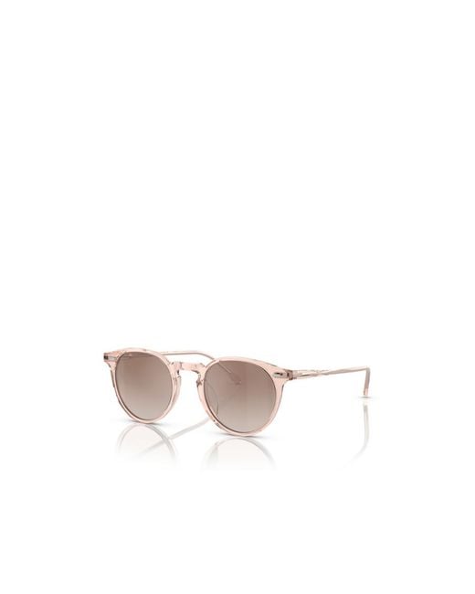 Oliver Peoples Multicolor Round-Frame Tinted-Lenses Sunglasses for men