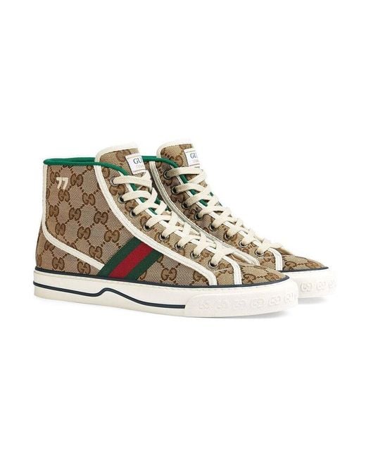 Gucci Natural Tennis 1977 High-Top Sneakers