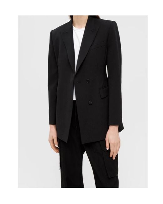 Juun.J Black Long-Sleeved Suit Jacket