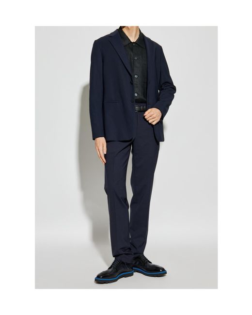 Theory Blue Precision Ponte Clinton Blazer for men