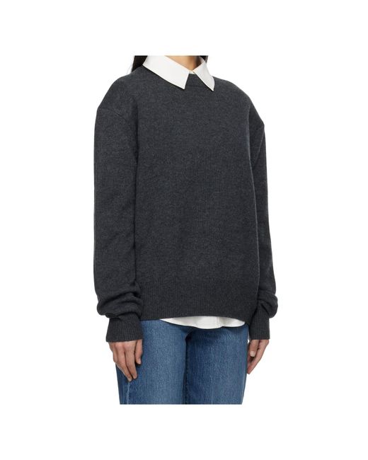 Frankie Shop Blue Rafaela Knit Sweater