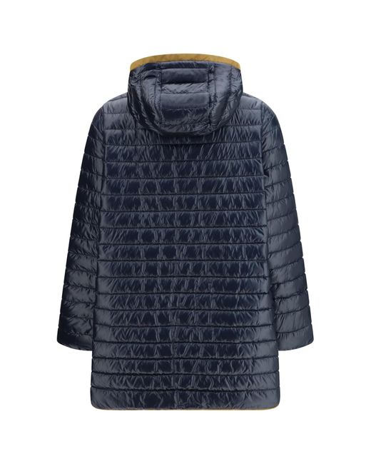 Herno Natural Zip-Up Reversible Hooded Coat