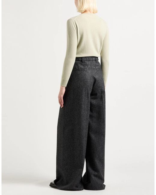 Maison Margiela Natural Solid Wool Knit Sweater