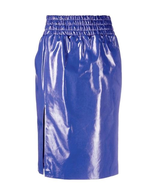 Tom Ford Blue Slit Skirt