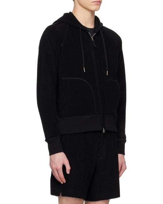 Tom Ford Black Long-Sleeved Casual Jacket for men