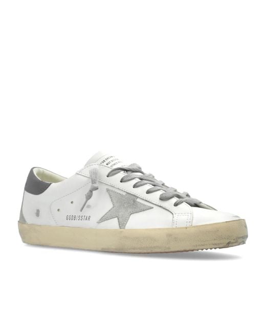 Golden Goose Deluxe Brand White Superstar Low-Top Sneakers for men