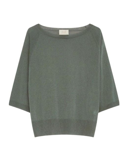 Marella Gray Short-Sleeved Knitwear