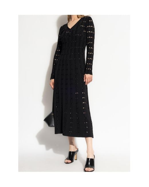 Zimmermann Black Rhiannon Pointelle Maxi Dress