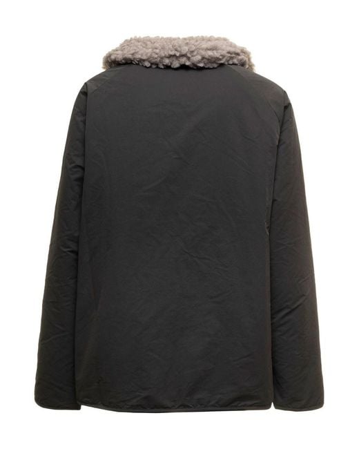 Nanushka Black Reversible Pullover Jacket for men