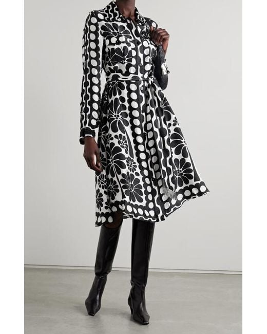 Farm Rio White Long Sleeve Dress