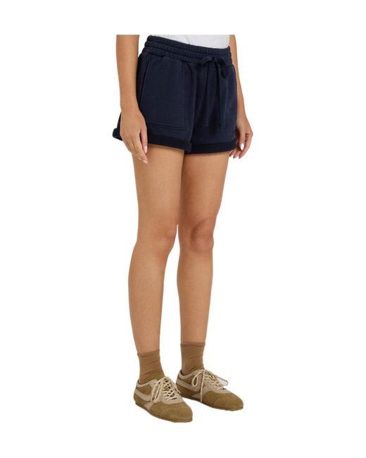 Citizens of Humanity Blue Turn-Up Cotton Shorts