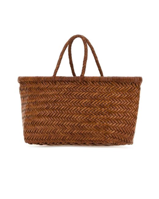 Dragon Diffusion Brown Triple Jump Small Tote Bag