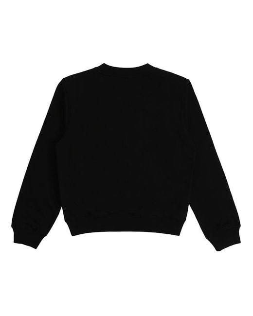 Moschino Black Logo Printed Sweater