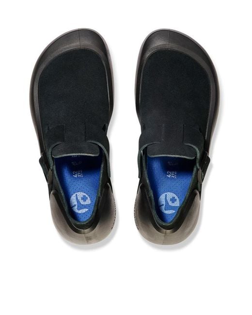 Birkenstock Black Logo-Debossed Trainers