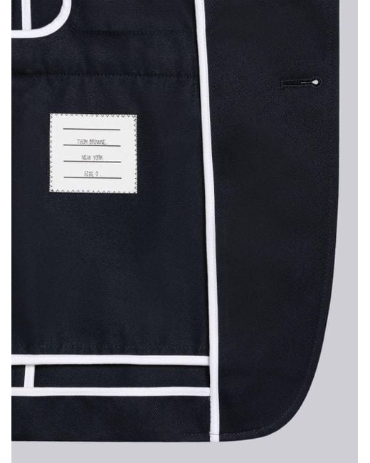 Thom Browne Black 4-Bar Striped Blazer for men