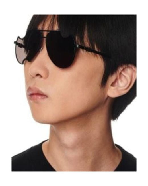 Off-White c/o Virgil Abloh Metallic Dallas Cut-Out Aviator Sunglasses for men