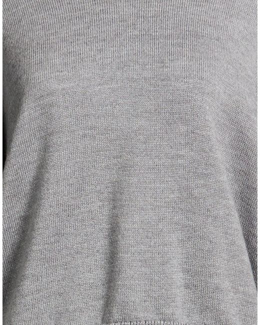 Dolce & Gabbana Gray Knitted Turtleneck Sweater