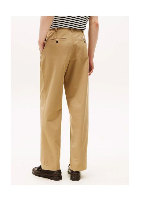 Tommy Hilfiger Natural Cotton Trousers for men