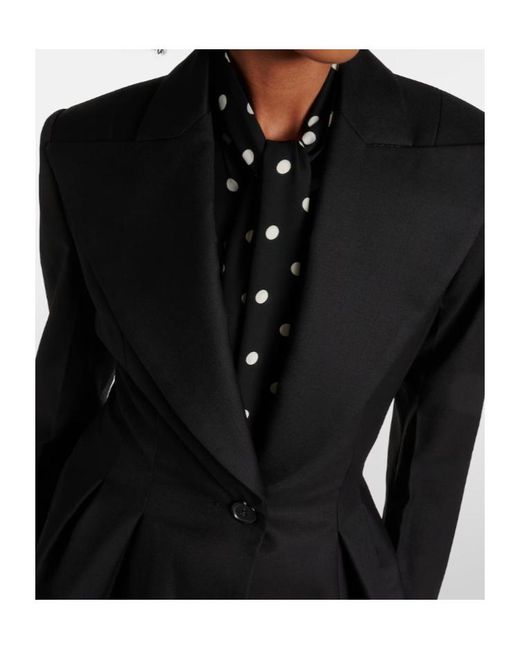 Nina Ricci Black Wool Gabardine Blazer