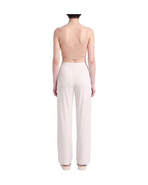 Max Mara Pink Sleeveless V-Neck Cropped Knit Top