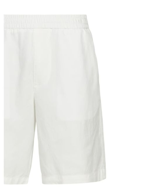 ARMANI EXCHANGE White Elastic Waist Shorts for men