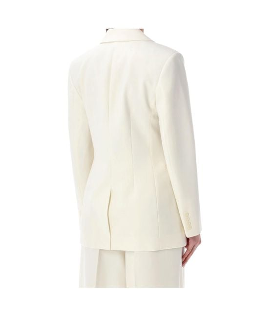 Anine Bing White Tiphanie Blazer