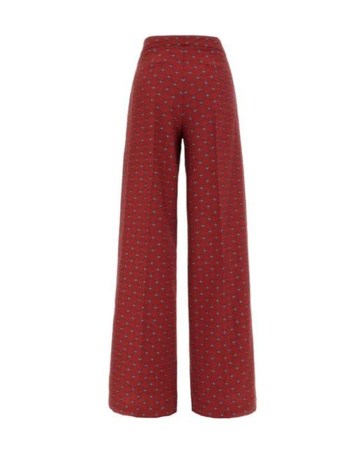 Etro Embroidered Straight-Leg Casual Pants