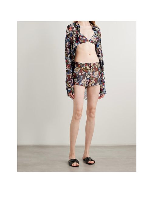 Khaite Multicolor Tilly Printed Shorts