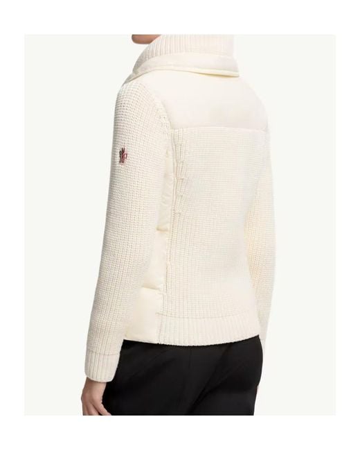 Moncler Natural Grenoble Panelled Zipped Jacket