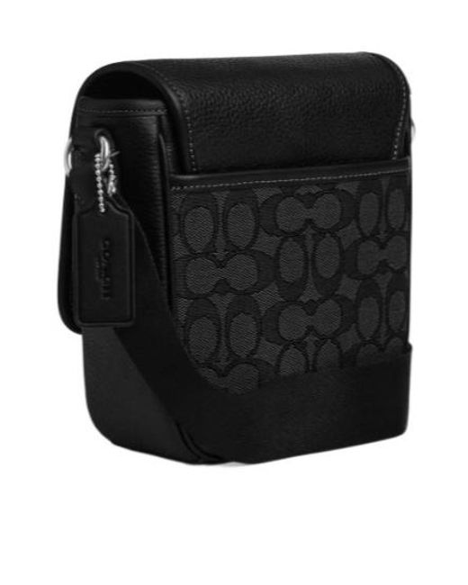 COACH Black Lucas Crossbody Bag for men