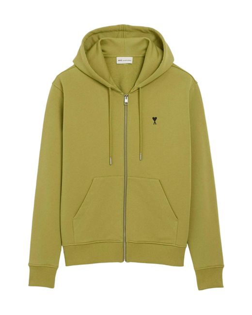 AMI Green Long Sleeve Sweatshirt for men