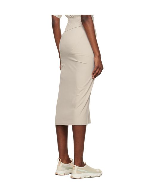 Post Archive Faction PAF Natural Elastic Zipper Skirts