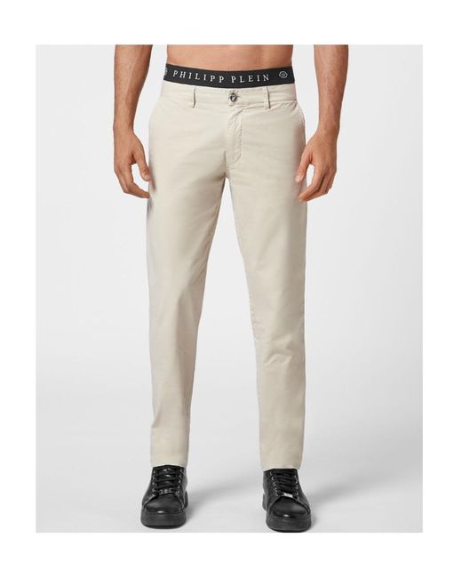 Philipp Plein Natural Logo Tapered Jeans for men
