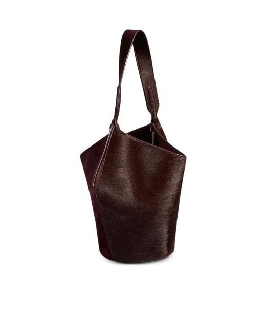 Khaite Red Lotus Mini Tote Bag