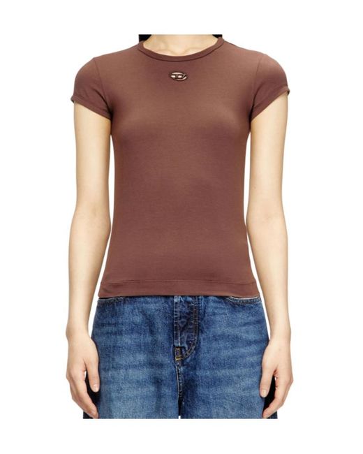 DIESEL Brown T-Angie-Od T-Shirt